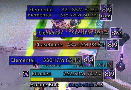 mid-pull screenshot highlighting Buff Special through the use of Oppressing Roar