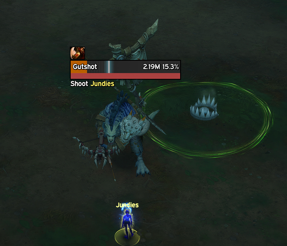 execute range indication in action on a nameplate